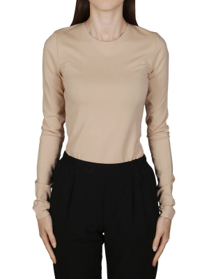 Maison Margiela Long-sleeve Bodysuit Top