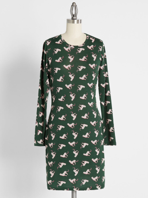 Holiday Wild Side Dress