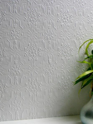 Berkeley Paintable Anaglypta Wallpaper Design By Brewster Home Fashions