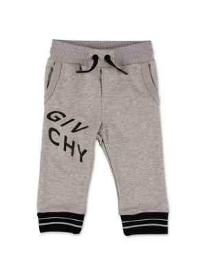 Givenchy Kids Logo Printed Drawstring Track Pants