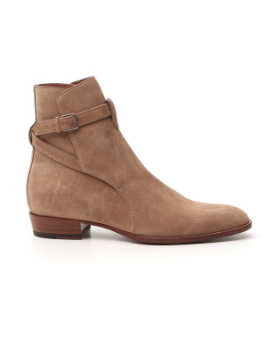 Saint Laurent Wyatt Jodhpur Ankle Boots