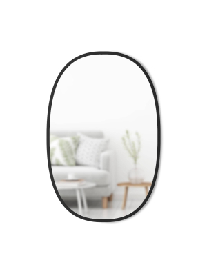 24"x 36" Hub Wall Mirror Oval Black - Umbra