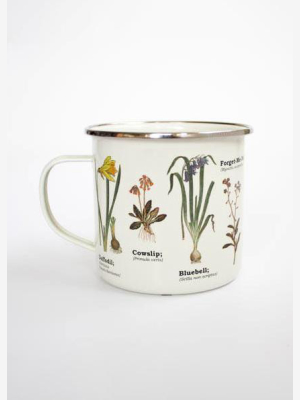 Wild Flowers Enamel Mug