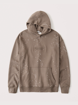 Lightweight Embossed Logo Hoodie