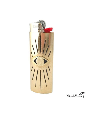 Brass Eye Lighter Case