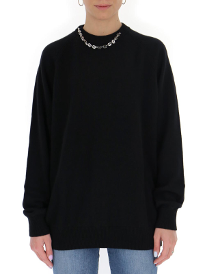 Givenchy Chain Collar Knit Sweater