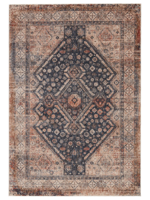 Vibe By Jaipur Living Vesna Medallion Blue/ Light Taupe Area Rug (5'3"x7'6")