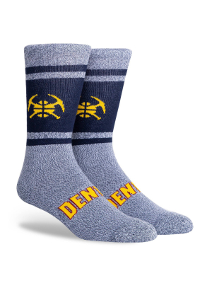 Nba Denver Nuggets Varsity Crew Socks - L