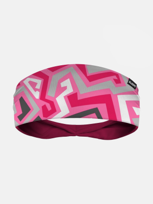 Stereo Pink Doublesided Headband