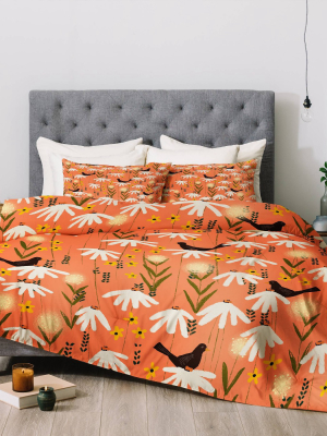 Deny Designs Joy Laforme Blooms Of Dandelions Comforter Set