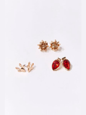 Holiday Stud Earring Set