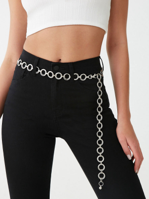 Etched O-ring Chain Waist Belt