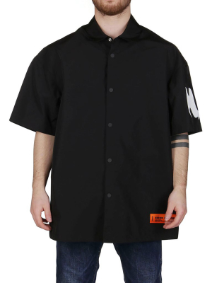 Heron Preston Logo Print Bowling Shirt