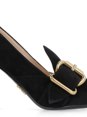 Prada Buckle-detailed Pumps