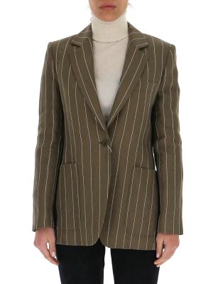 Max Mara Marisa Striped Single Breasted Jacket