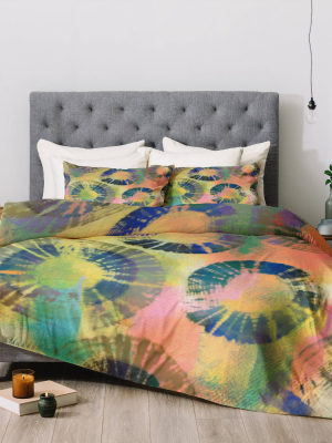 Natalie Baca Painterly Tie Dye Comforter Set - Deny Designs