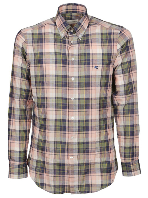 Etro Checked Long-sleeve Shirt