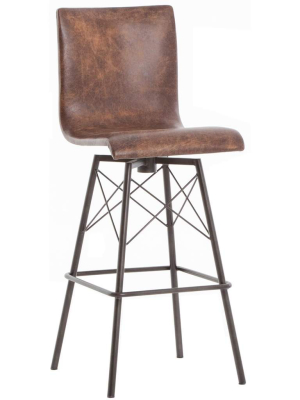 Diaw Swivel Bar Stool, Havana