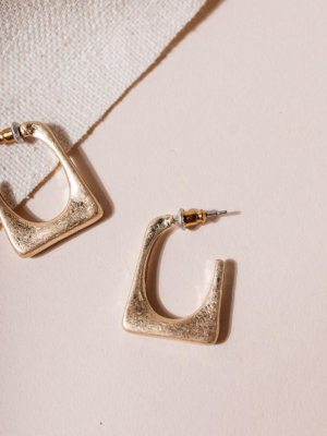 Mathilda Cuff Earrings In Gold