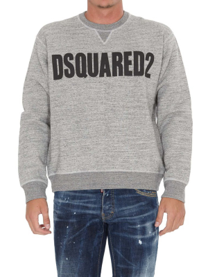 Dsquared2 Logo Print Crewneck Sweatshirt