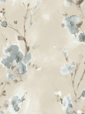 Charm Wallpaper In Soft Blue From The Breathless Collection By Candice Olson For York Wallcoverings