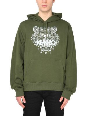 Kenzo Tiger Embroidered Hoodie