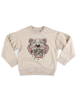 Kenzo Kids Tiger Embroidered Sweatshirt