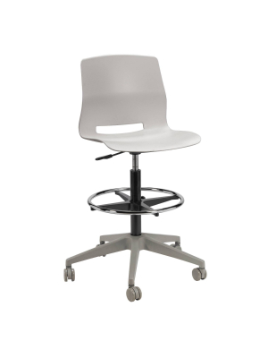 Lola Rolling Office Drafting Stool - Olio Designs