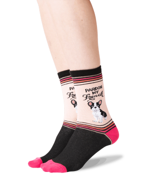 Women's Pardon My French Socks