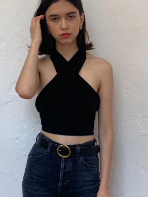 Eros Infinity Tube Top In Black