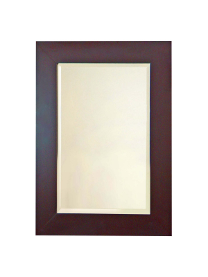 Chatham Wall Mirror Brown - Elegant Home Fashions