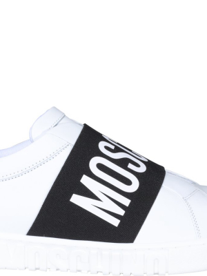 Moschino Logo Print Low-top Sneakers