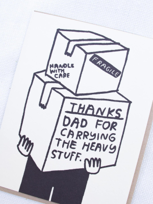 People I've Loved Heavy Stuff Father's Day Card