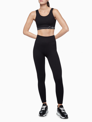 Performance Ribbed High Waist 7/8 Leggings