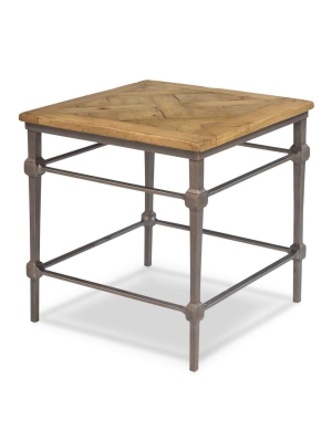 Hunter Parquet Side Table