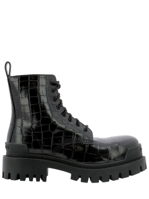 Balenciaga Strike Lace-up Boots