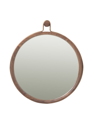 Utility Round Mirror