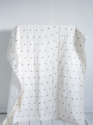 Dot-dash Quilt & Robe Gift Set