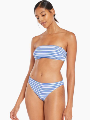 Mila Bandeau Top - Sardinia Stripe