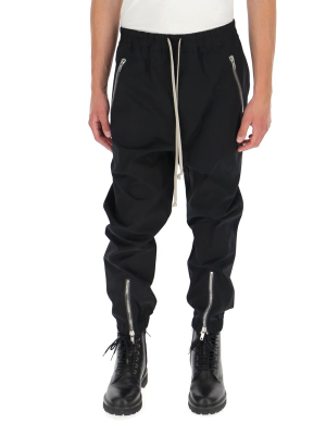 Rick Owens Zipped Drawstring Track Pants