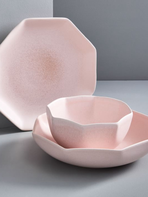 Gemstone Stoneware Dinnerware - Dusty Pink