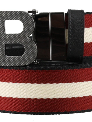 Bally B Reversible Stripe Belt