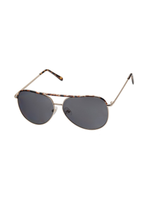 Enamel Top Aviator Brown Multi