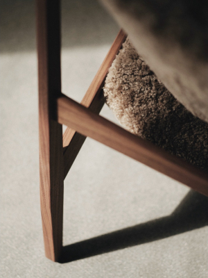 Knitting Chair, Sheepskin Upholstery