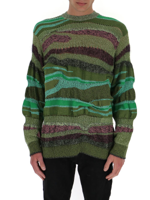 Kenzo Striped Patchwork Jumper