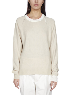 Maison Margiela Double Collar Crewneck Jumper