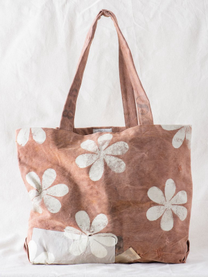 The Tote. -- Rust With Daisy Stamp