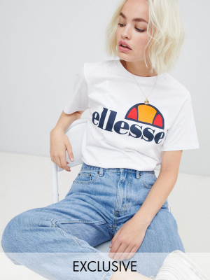 Ellesse Boyfriend T-shirt With Chest Logo