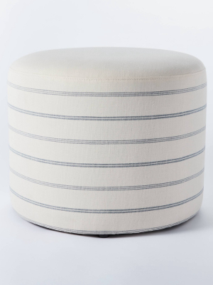 Lynwood Upholstered Round Cube - Threshold™ Designed With Studio Mcgee