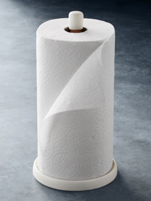 Williams Sonoma Open Kitchen Matte Ceramic Paper Towel Holder